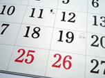 Calendar dates