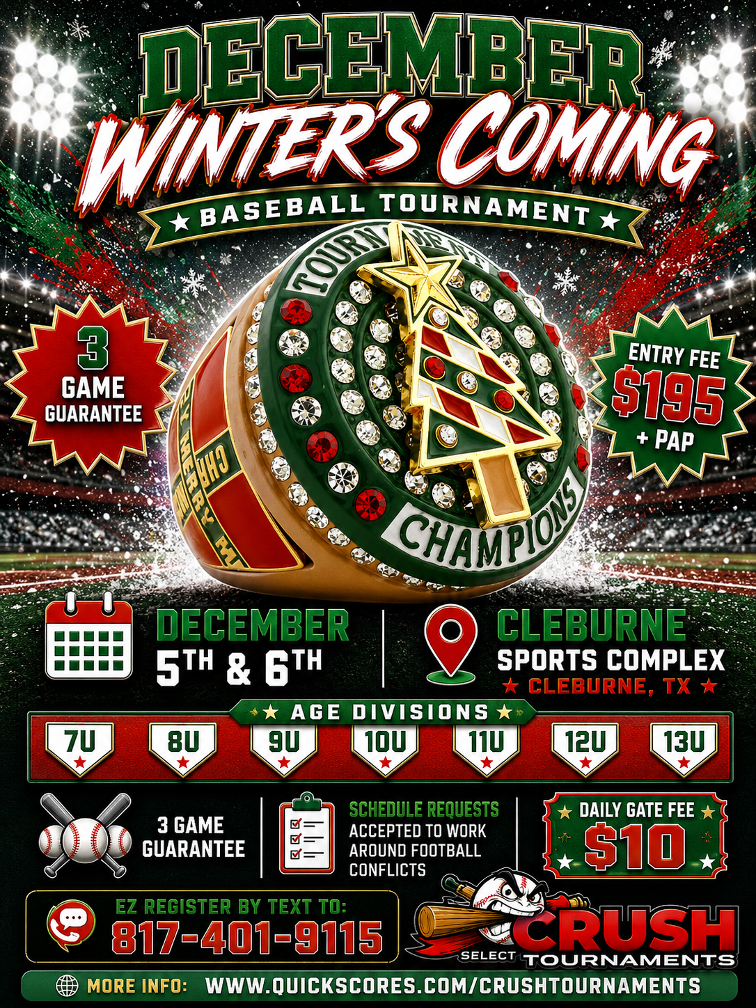 December Winter's Coming Flyer (png)