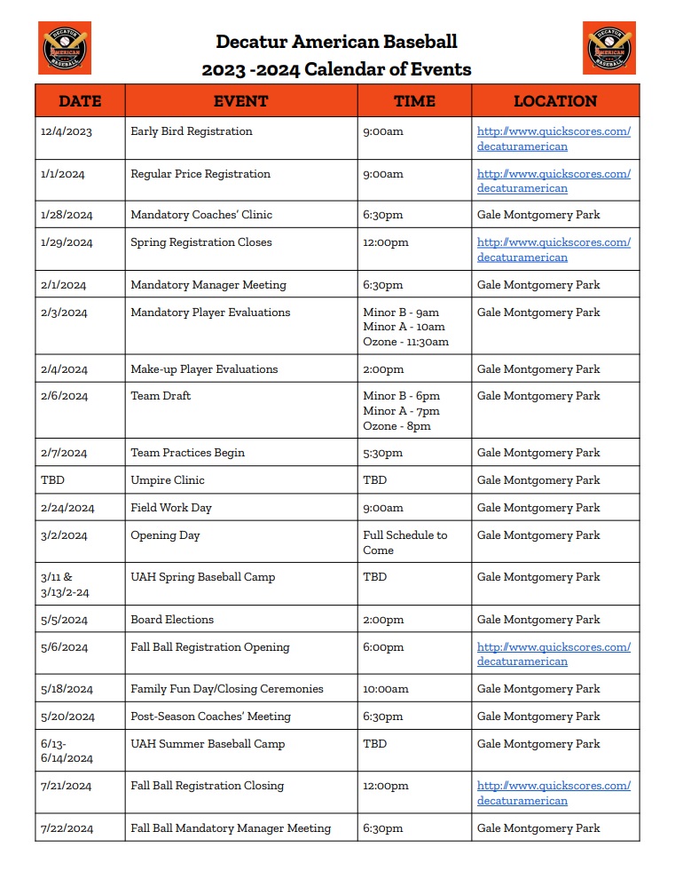 Decatur American Youth Baseball