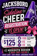 Sideline Cheer Registration