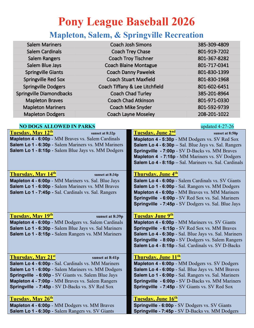 Pony Schedule Updated 2026 (png)